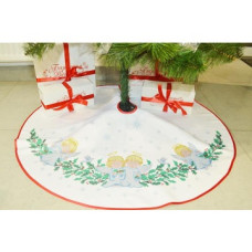 ТР164аБ9999k Барвиста вишиванка Набір для вишивки бісером - Пошита спідничка під ялинку Ангелики 100 см (атлас, білий) ТР164аБ9999k Барвиста вишиванка Набір для вишивки бісером - Пошита спідничка під ялинку Ангелики 100 см (атлас, білий)