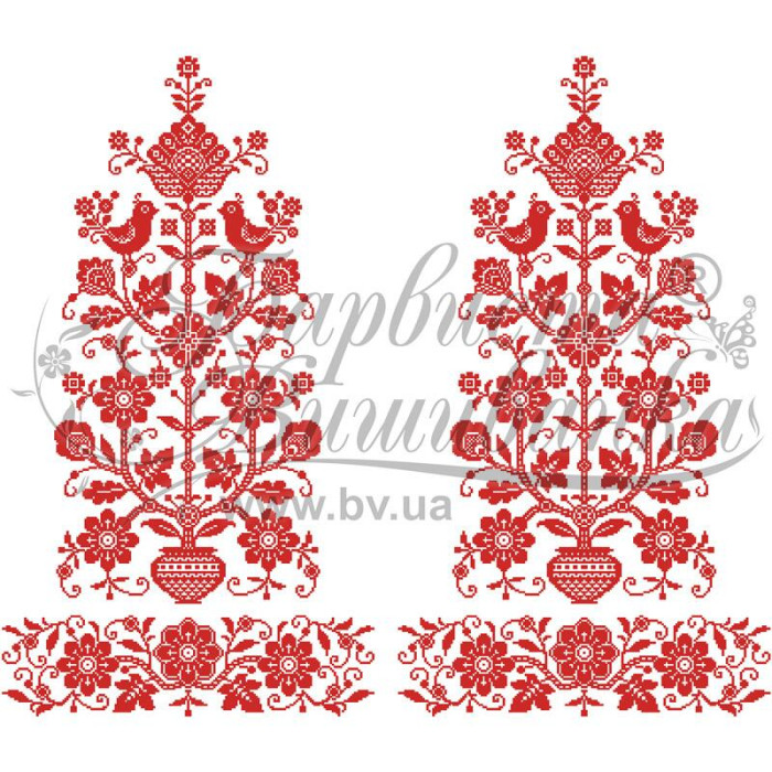 ТР421ан5099k Барвиста вишиванка Набір для вишивки бісером - Весільний рушник 48х250 (атлас, білий) ТР421ан5099k Барвиста вишиванка Набір для вишивки бісером - Весільний рушник 48х250 (атлас, білий)