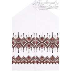 ТР422ан5099k Барвиста вишиванка Набір для вишивки бісером - Весільний рушник 48х250 (атлас, білий)