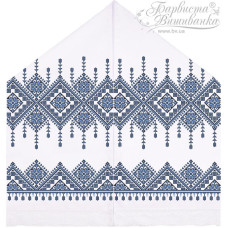 ТР426пн4599k Барвиста вишиванка Набір для вишивки бісером - Рушник під Коровай 48х170 (габардин, білий)