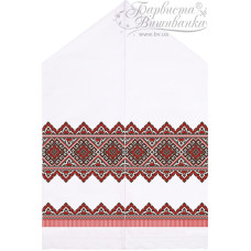 ТР428дн5099k Барвиста вишиванка Набір для вишивки бісером - Весільний рушник 48х250 (домоткане полотно, білий)