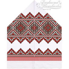 ТР430ан3099k Барвиста вишиванка Набір для вишивки бісером - Рушник для Весільних Ікон 28х120 (атлас, білий)