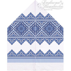 ТР433ан3099k Барвиста вишиванка Набір для вишивки бісером - Рушник для Весільних Ікон 28х120 (атлас, білий)