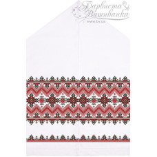 ТР434ан5099k Барвиста вишиванка Набір для вишивки бісером - Весільний рушник 48х250 (атлас, білий)