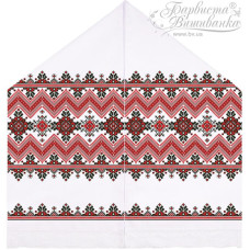 ТР435ан4599k Барвиста вишиванка Набір для вишивки бісером - Рушник під Коровай 48х170 (атлас, білий)