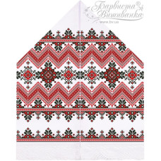 ТР436пн3099k Барвиста вишиванка Набір для вишивки бісером - Рушник для Весільних Ікон 28х120 (габардин, білий)