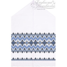 ТР437дн5099k Барвиста вишиванка Набір для вишивки бісером - Весільний рушник 48х250 (домоткане полотно, білий)