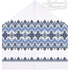 ТР438ан4599k Барвиста вишиванка Набір для вишивки бісером - Рушник під Коровай 48х170 (атлас, білий)