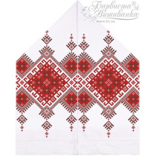 ТР442пн3099k Барвиста вишиванка Набір для вишивки бісером - Рушник для Весільних Ікон 28х120 (габардин, білий)