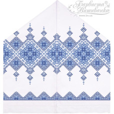 ТР444дн4599k Барвиста вишиванка Набір для вишивки бісером - Рушник під Коровай 48х170 (домоткане полотно, білий)