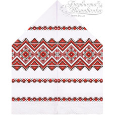 ТР448пн3099k Барвиста вишиванка Набір для вишивки бісером - Рушник для Весільних Ікон 28х120 (габардин, білий)