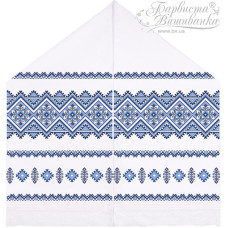 ТР450дн4599k Барвиста вишиванка Набір для вишивки бісером - Рушник під Коровай 48х170 (домоткане полотно, білий)