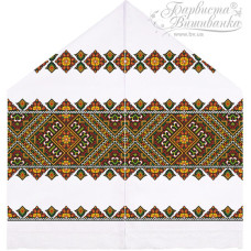 ТР459дн4599k Барвиста вишиванка Набір для вишивки бісером - Рушник під Коровай 48х170 (домоткане полотно, білий)