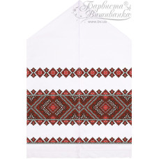 ТР461дн5099k Барвиста вишиванка Набір для вишивки бісером - Весільний рушник 48х250 (домоткане полотно, білий)