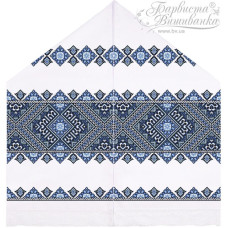 ТР465ан4599k Барвиста вишиванка Набір для вишивки бісером - Рушник під Коровай 48х170 (атлас, білий)