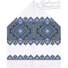 ТР466дн3099k Барвиста вишиванка Набір для вишивки бісером - Рушник для Весільних Ікон 28х120 (домоткане полотно, білий)