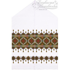 ТР467ан5099k Барвиста вишиванка Набір для вишивки бісером - Весільний рушник 48х250 (атлас, білий)