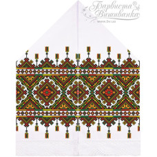 ТР469ан3099k Барвиста вишиванка Набір для вишивки бісером - Рушник для Весільних Ікон 28х120 (атлас, білий)