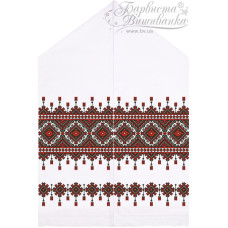 ТР470пн5099k Барвиста вишиванка Набір для вишивки бісером - Весільний рушник 48х250 (габардин, білий)