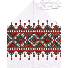 ТР472ан3099k Барвиста вишиванка Набір для вишивки бісером - Рушник для Весільних Ікон 28х120 (атлас, білий)