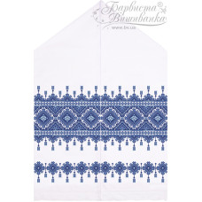 ТР473дн5099k Барвиста вишиванка Набір для вишивки бісером - Весільний рушник 48х250 (домоткане полотно, білий)