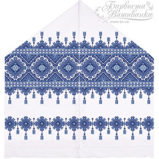 ТР474ан4599k Барвиста вишиванка Набір для вишивки бісером - Рушник під Коровай 48х170 (атлас, білий)