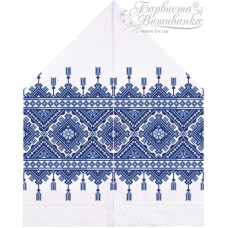 ТР475ан3099k Барвиста вишиванка Набір для вишивки бісером - Рушник для Весільних Ікон 28х120 (атлас, білий)