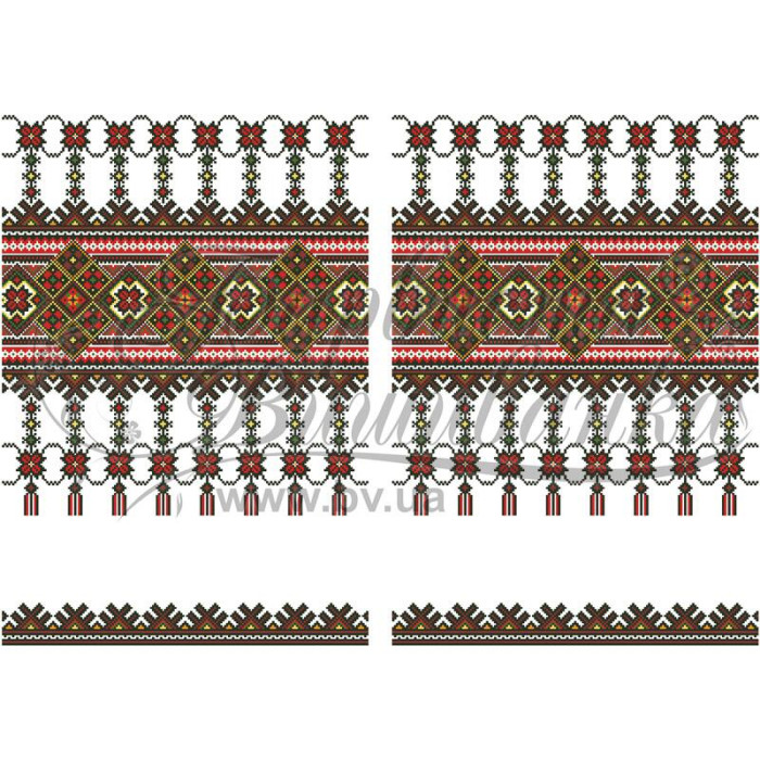 ТР477ан4599k Барвиста вишиванка Набір для вишивки бісером - Рушник під Коровай 48х170 (атлас, білий) ТР477ан4599k Барвиста вишиванка Набір для вишивки бісером - Рушник під Коровай 48х170 (атлас, білий)