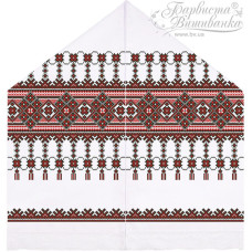 ТР480дн4599k Барвиста вишиванка Набір для вишивки бісером - Рушник під Коровай 48х170 (домоткане полотно, білий)