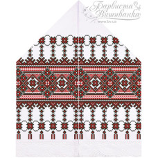 ТР481пн3099k Барвиста вишиванка Набір для вишивки бісером - Рушник для Весільних Ікон 28х120 (габардин, білий)