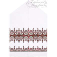 ТР485дн5099k Барвиста вишиванка Набір для вишивки бісером - Весільний рушник 48х250 (домоткане полотно, білий)