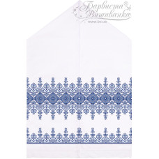 ТР488дн5099k Барвиста вишиванка Набір для вишивки бісером - Весільний рушник 48х250 (домоткане полотно, білий)