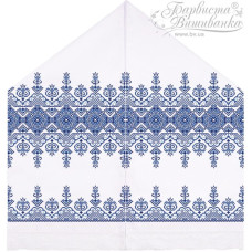 ТР489ан4599k Барвиста вишиванка Набір для вишивки бісером - Рушник під Коровай 48х170 (атлас, білий)