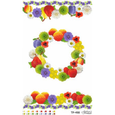 ТР498ан3250k Барвиста вишиванка Набір для вишивки бісером - Спасівський рушник 32x50 см (атлас, білий)