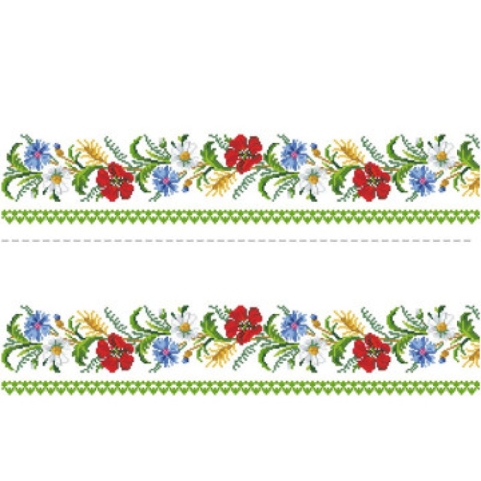 ТР548пн1773k Барвиста вишиванка Набір для вишивки бісером - Пошита Спасівська спідничка-стрічка 73x17,5 см (габардин, білий) ТР548пн1773k Барвиста вишиванка Набір для вишивки бісером - Пошита Спасівська спідничка-стрічка 73x17,5 см (габардин, білий)