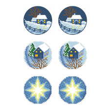 ТР596пн2133k Барвиста вишиванка Набір для вишивки бісером - Іграшка Ніч чудес 21x33 (габардин)