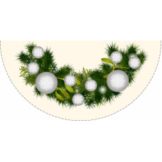 ТР638аМ7070k Барвиста вишиванка Набір для вишивки бісером - Пошита спідничка під ялинку Казковий настрій 70 см (атлас, бежевий) ТР638аМ7070k Барвиста вишиванка Набір для вишивки бісером - Пошита спідничка під ялинку Казковий настрій 70 см (атлас, бежевий)