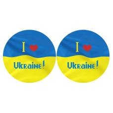 ТР672пн3718i Барвиста вишиванка Набір для вишивки друкованим хрестиком - З Україною в серці  23x34 см, (схема на габардині)