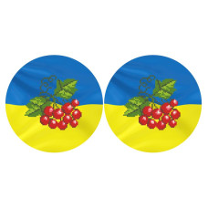 ТР674пн3718k Барвиста вишиванка Набір для вишивки бісером - Іграшка З Україною в серці 37x18 (габардин)