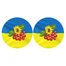 ТР676ан3718i Барвиста вишиванка Набір для вишивки друкованим хрестиком - З Україною в серці 23x34 см, (схема на атласі)