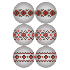 ТР680пн2334k Барвиста вишиванка Набір для вишивки бісером - Іграшка Українські візерунки 23x34 (габардин)