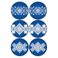 ТР698пн2334k Барвиста вишиванка Набір для вишивки бісером - Іграшка Українські візерунки 23x34 (габардин)