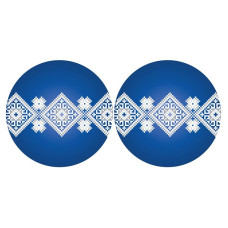 ТР700пн3718k Барвиста вишиванка Набір для вишивки бісером - Іграшка Українські візерунки 37x18 (габардин)