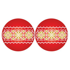 ТР706пн3718k Барвиста вишиванка Набір для вишивки бісером - Іграшка Українські візерунки 37x18 (габардин)