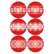 ТР707пн2334k Барвиста вишиванка Набір для вишивки бісером - Іграшка Українські візерунки 23x34 (габардин)