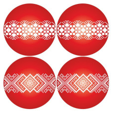 ТР708ан3131k Барвиста вишиванка Набір для вишивки бісером - Іграшка Українські візерунки 31x31 (атлас)