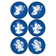 ТР720пн2334k Барвиста вишиванка Набір для вишивки бісером - Іграшка Ангелики 23x34 (габардин)