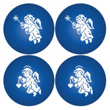 ТР721ан3131k Барвиста вишиванка Набір для вишивки бісером - Іграшка Ангелики 31x31 (атлас)