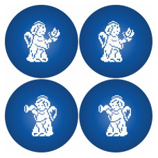 ТР722ан3131k Барвиста вишиванка Набір для вишивки бісером - Іграшка Ангелики 31x31 (атлас)