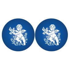 ТР723ан3718k Барвиста вишиванка Набір для вишивки бісером - Іграшка Ангелики 37x18 (атлас)